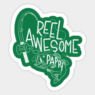 Reel Awesome Pappy Sticker